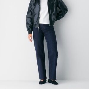 Denim Forum Remy Curve-fit Hi-rise Wide Leg Jean Tall